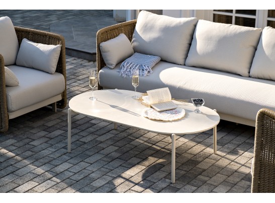 "Аликанте" лаунж-зона из искусственного ротанга, цвет соломенный в Каменске-Уральском