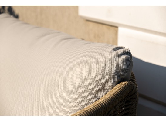 "Аликанте" лаунж-зона из искусственного ротанга, цвет соломенный в Каменске-Уральском