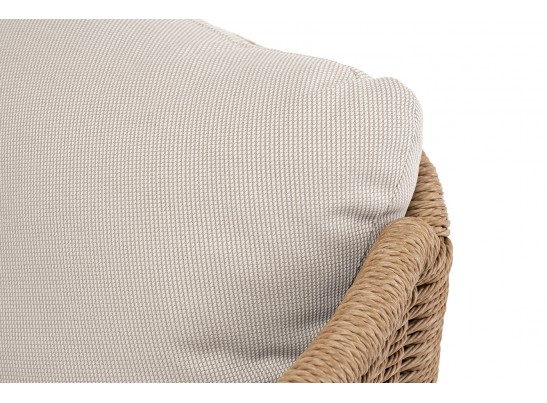 "Аликанте" лаунж-зона из искусственного ротанга, цвет соломенный в Каменске-Уральском