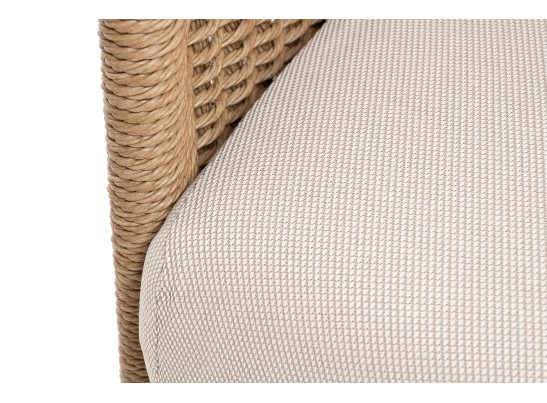 "Аликанте" лаунж-зона из искусственного ротанга, цвет соломенный в Каменске-Уральском