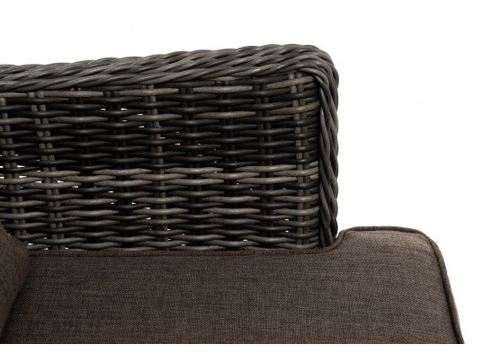 "Алиса" кофейный комплект из искусственного ротанга, цвет графит в Каменске-Уральском