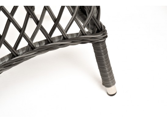 "Алиса" кофейный комплект из искусственного ротанга, цвет графит в Каменске-Уральском