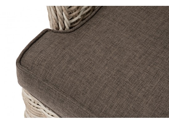 "Алиса" кресло плетеное, цвет бежевый с подушками в Каменске-Уральском