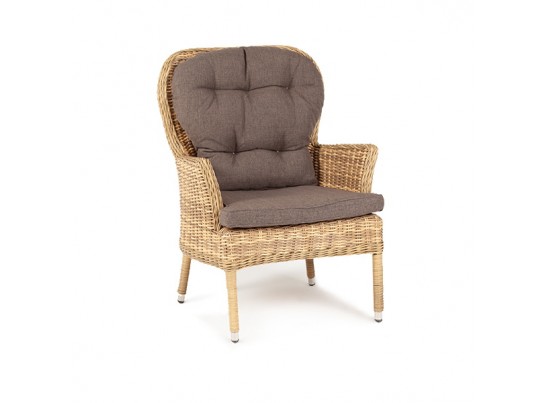 "Алиса" кресло плетеное, цвет соломенный в Каменске-Уральском