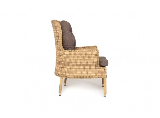 "Алиса" кресло плетеное, цвет соломенный в Каменске-Уральском