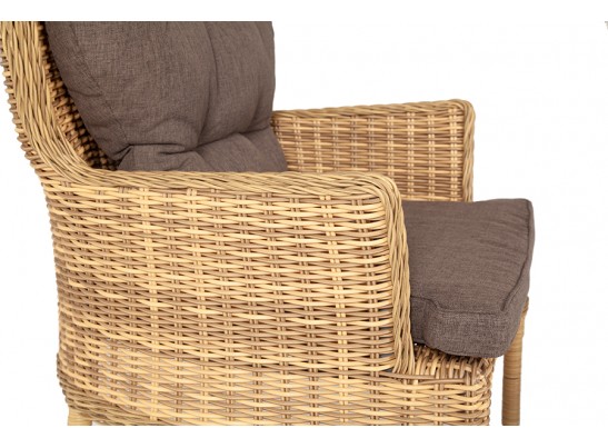 "Алиса" кресло плетеное, цвет соломенный в Каменске-Уральском