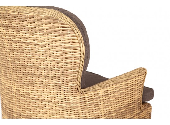 "Алиса" кресло плетеное, цвет соломенный в Каменске-Уральском