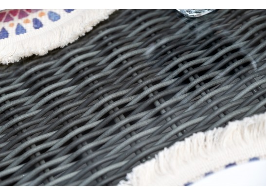 "Амароне" обеденная группа из искусственного ротанга на 6 персон, цвет графит в Каменске-Уральском