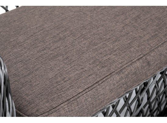 "Асти" лаунж-зона из искусственного ротанга на 4 персоны, цвет графит в Каменске-Уральском