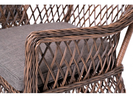 "Асти" лаунж-зона из искусственного ротанга на 4 персоны, цвет коричневый в Каменске-Уральском