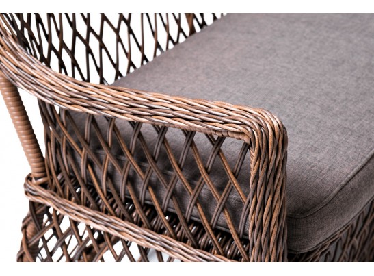 "Асти" лаунж-зона из искусственного ротанга на 4 персоны, цвет коричневый в Каменске-Уральском