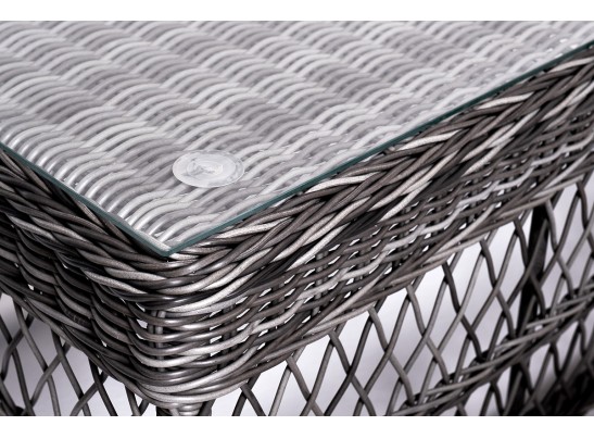 "Асти" лаунж-зона из искусственного ротанга на 6 персоны, цвет графит в Каменске-Уральском