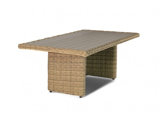 "Бергамо" плетеный обеденный стол, цвет соломенный в Каменске-Уральском