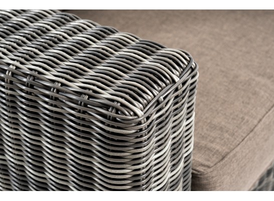 "Боно" лаунж-зона из искусственного ротанга, цвет графит в Каменске-Уральском