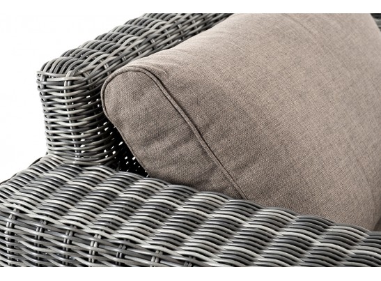 "Боно" лаунж-зона из искусственного ротанга, цвет графит в Каменске-Уральском