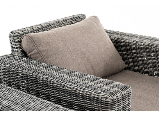 "Боно" лаунж-зона из искусственного ротанга, цвет графит в Каменске-Уральском