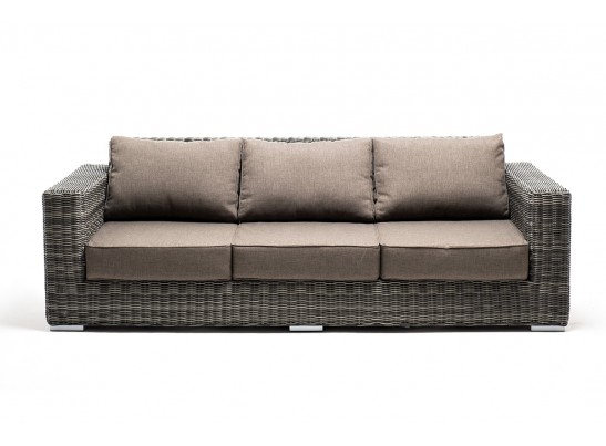 "Боно" лаунж-зона из искусственного ротанга, цвет графит в Каменске-Уральском