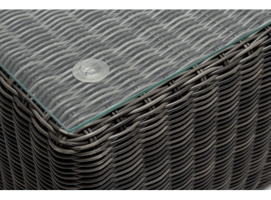 "Боно" лаунж-зона из искусственного ротанга, цвет графит в Каменске-Уральском