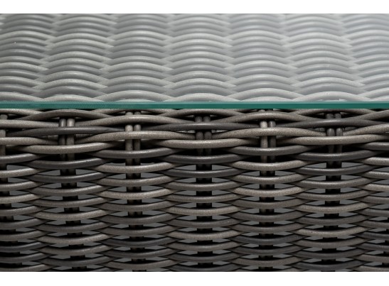 "Боно" лаунж-зона из искусственного ротанга, цвет графит в Каменске-Уральском