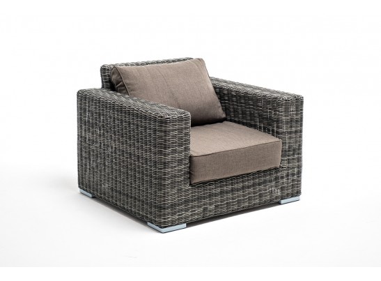 "Боно" лаунж-зона из искусственного ротанга, цвет графит в Каменске-Уральском