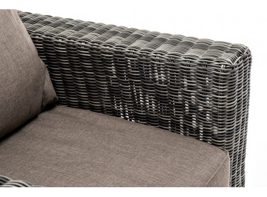 "Боно" лаунж-зона из искусственного ротанга, цвет графит в Каменске-Уральском