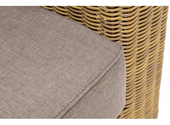 "Боно" лаунж-зона из искусственного ротанга, цвет соломенный в Каменске-Уральском