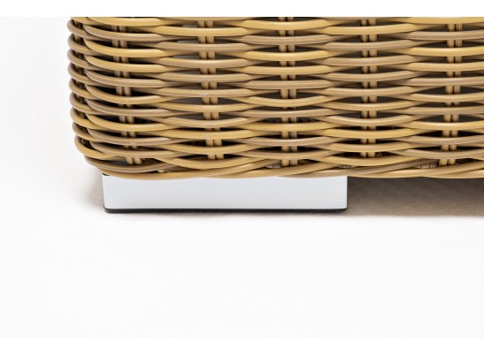 "Боно" лаунж-зона из искусственного ротанга, цвет соломенный в Каменске-Уральском