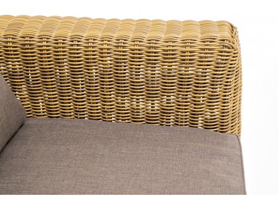 "Боно" лаунж-зона из искусственного ротанга, цвет соломенный в Каменске-Уральском