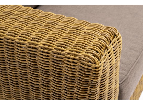 "Боно" лаунж-зона из искусственного ротанга, цвет соломенный в Каменске-Уральском