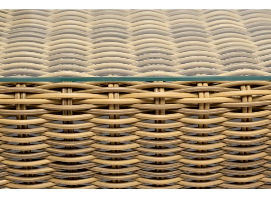 "Боно" лаунж-зона из искусственного ротанга, цвет соломенный в Каменске-Уральском