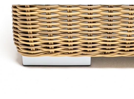 "Боно" лаунж-зона из искусственного ротанга, цвет соломенный в Каменске-Уральском