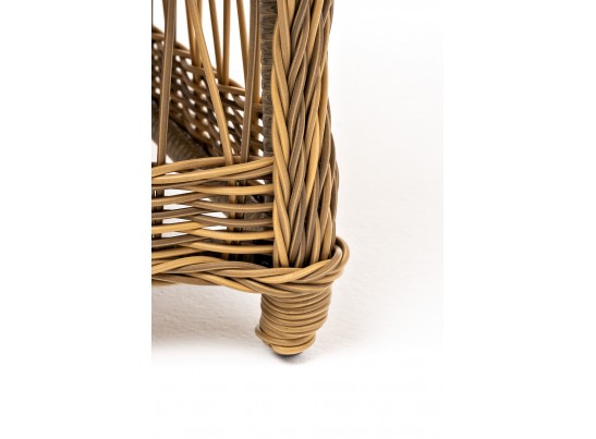 "Цесена" кресло плетеное из искусственного ротанга, цвет соломенный в Каменске-Уральском