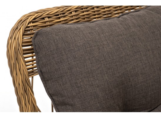 "Цесена" кресло плетеное из искусственного ротанга, цвет соломенный в Каменске-Уральском