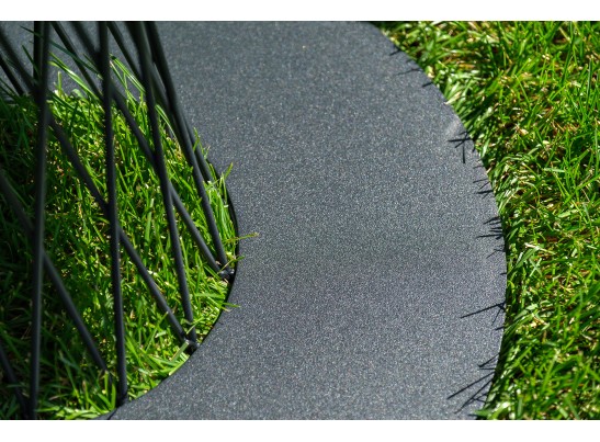 "Диего" обеденный стол из HPL круглый Ø120см, цвет "серый гранит" в Каменске-Уральском