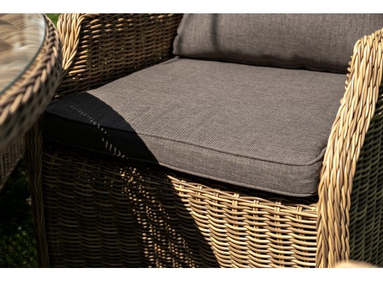 "Эспрессо–150 N" обеденная группа плетеная, цвет соломенный в Каменске-Уральском