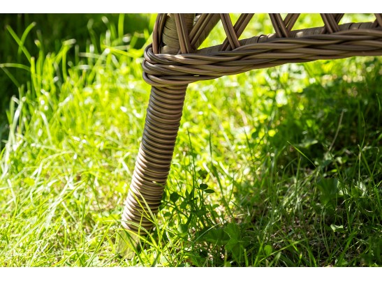 "Эспрессо–150 N" обеденная группа плетеная, цвет соломенный в Каменске-Уральском