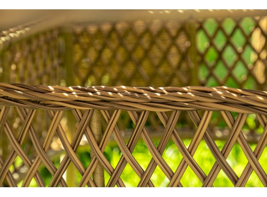 "Эспрессо–150 N" обеденная группа плетеная, цвет соломенный в Каменске-Уральском