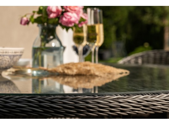 "Эспрессо–150 R" обеденная группа плетеная, цвет графит в Каменске-Уральском