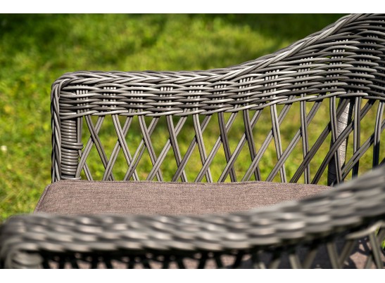 "Эспрессо–150 S" обеденная группа плетеная, цвет графит в Каменске-Уральском