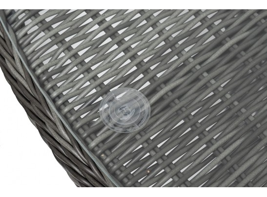 "Эспрессо–150 S" обеденная группа плетеная, цвет графит в Каменске-Уральском