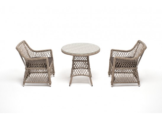 "Эспрессо–80 L" обеденная группа плетеная, цвет бежевый в Каменске-Уральском