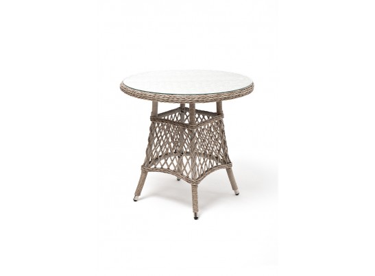 "Эспрессо–80 L" обеденная группа плетеная, цвет бежевый в Каменске-Уральском