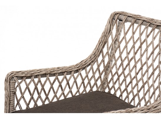 "Эспрессо–80 L" обеденная группа плетеная, цвет бежевый в Каменске-Уральском