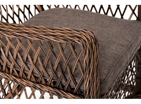 "Эспрессо–80 L" обеденная группа плетеная, цвет графит в Каменске-Уральском