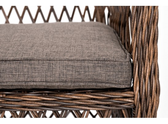 "Эспрессо–80 L" обеденная группа плетеная, цвет графит в Каменске-Уральском