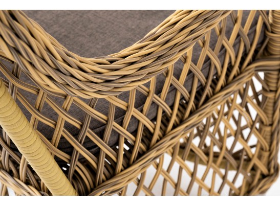 "Эспрессо–80 L" обеденная группа плетеная, цвет соломенный в Каменске-Уральском