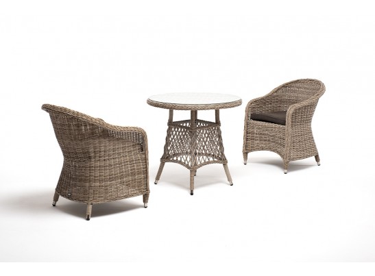 "Эспрессо–80 R" обеденная группа плетеная, цвет бежевый в Каменске-Уральском