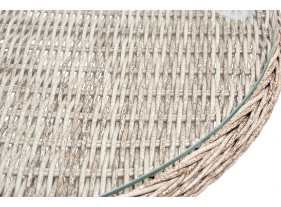 "Эспрессо–80 R" обеденная группа плетеная, цвет бежевый в Каменске-Уральском