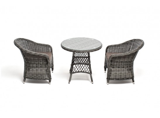 "Эспрессо–80 R" обеденная группа плетеная, цвет графит в Каменске-Уральском