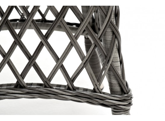 "Эспрессо–80 R" обеденная группа плетеная, цвет графит в Каменске-Уральском